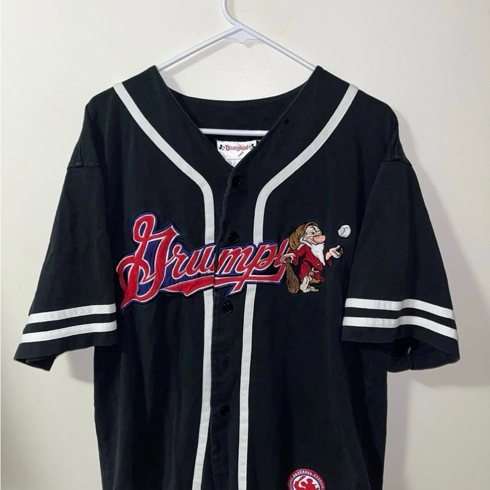 Disney Black and White Kids Baseball Jersey